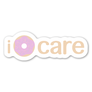 Stickers avec I donut care