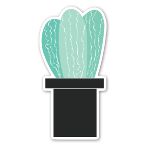 Stickers avec cactus