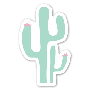 Stickers avec cactus