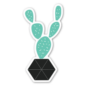 Stickers avec cactus