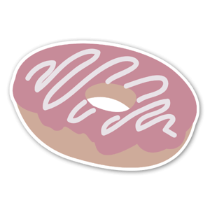 Sticker pour tous les fans de beignets!