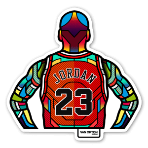 Sticker de Jordan par Van Orton design.