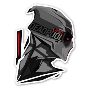 Sticker de DeadPool édition X - Force stylisé par Bosslogic.