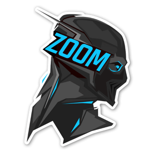Sticker de Zoom - The Flash - stylisé par Bosslogic.