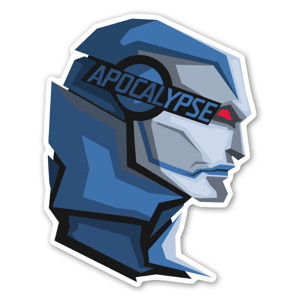 Sticker d'Apocalypse stylisé par Bosslogic.