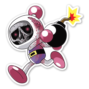 Sticker de Bomberman par KoeleKoen. 