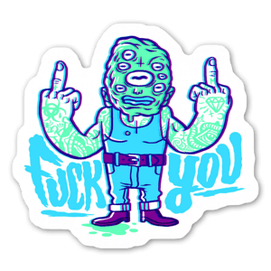 Sticker Mutant par Dan Evans. 