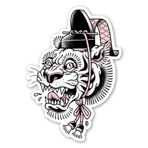 Sticker Tiger Emperor par Doberman Tattoo