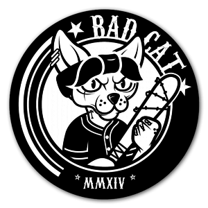 Sticker Bad Cat par Tizieu