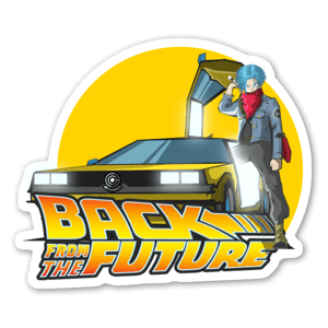 Sticker Retour vers le Futur - par Bosslogic