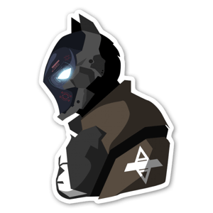 Sticker Arkham Knight - par Bosslogic