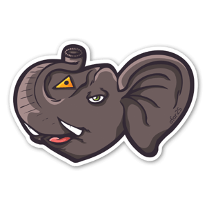 Sticker Lucky Elephant