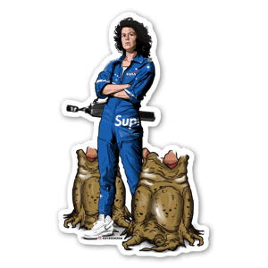 Sticker Ellen Ripley and Egg