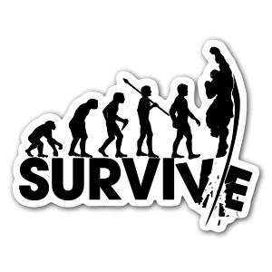 Sticker Survive Uppercut