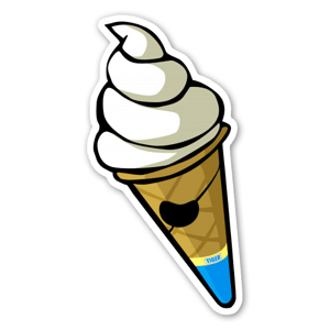 Sticker Glace Vanille