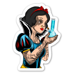 Un sticker de Blanche Neige qui a mal tourné ...