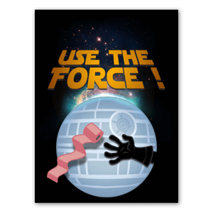 Caricature de Star wars signé Squareshop.
Ce Stickers habillera avec classe votre ordinateur portable ou votre frigo.