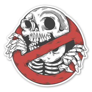 Sticker "SkullBuster" par Ramone Sketch