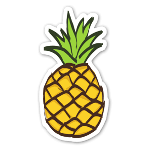 Sticker Pineapple