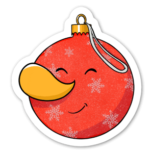 Passez un joyeux Noël avec Flaky la gentille boule de Noël !