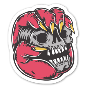 Sticker HANDSKULL