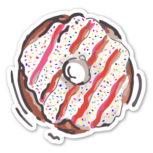 Sticker donut