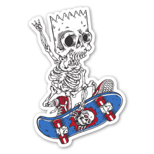 Sticker skate boy