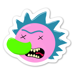 Sticker Rick revisité 