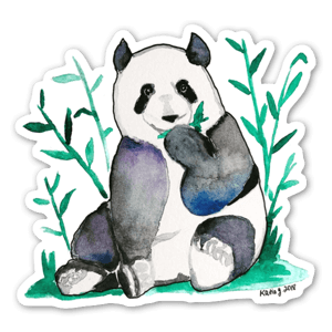 Un joli panda en aquarelle