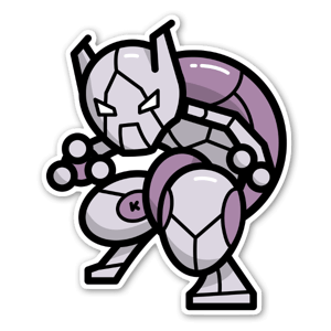 Sticker Mewtwo Mecha