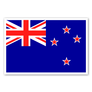 Drapeau national de la Nouvelle-Zélande pour les amoureux du pays des kiwis.