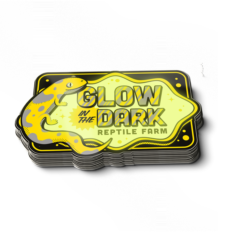 Sticker phosphorescent du pack d'échantillons